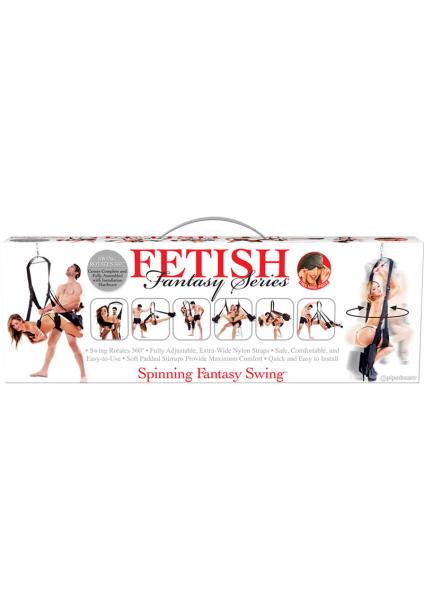 Fetish Fantasy Spinning Fantasy Swing Black