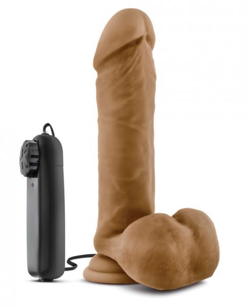 Loverboy - Soccer Champ - Vibrating 8 Inch Realistic Dildo - Mocha