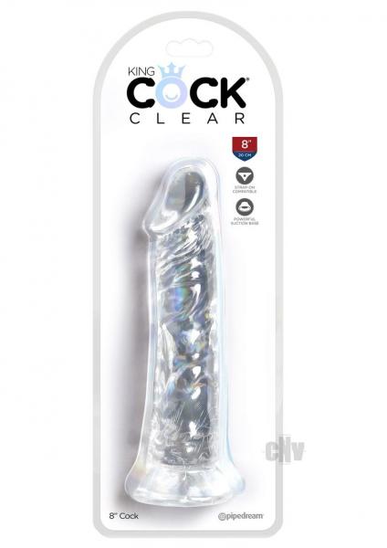 King Cock Clear 8in Cock