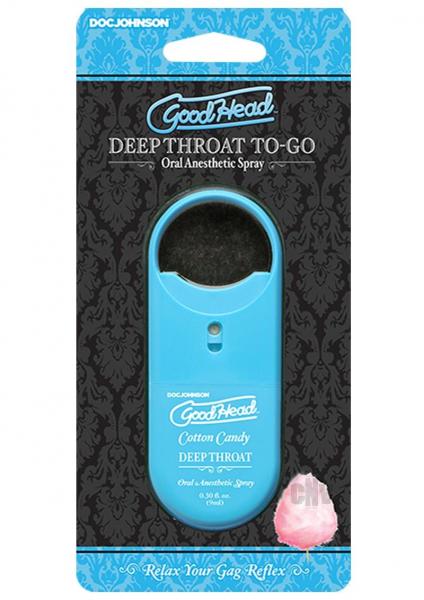 Goodhead - Deep Throat Spray To-go - Cotton Candy - 0.30 Fl. Oz.