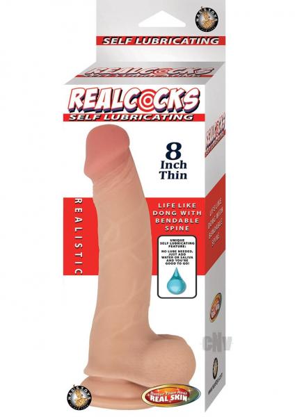 Realcocks Self Lubricating 8" Thin-flesh