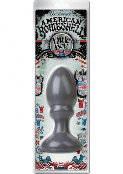 American Bombshell Little Boy Gray Butt Plug