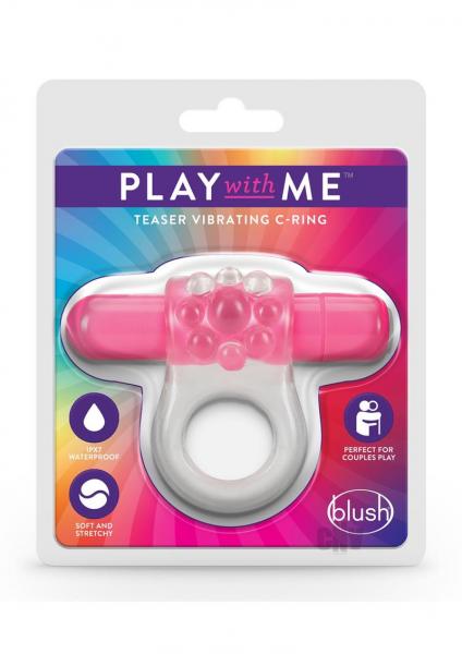 Play With Me Teaser Vibrating C-ring Pink