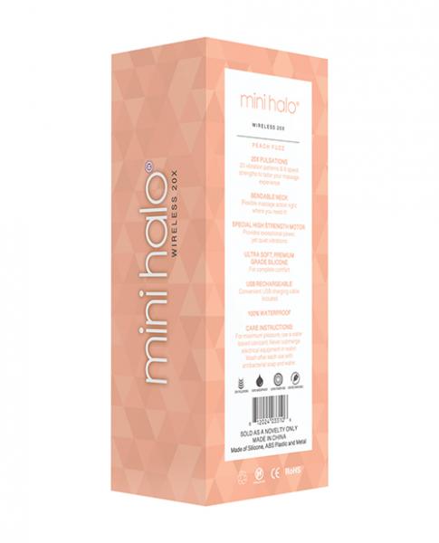 Mini Halo Wireless Wand 20x Silicone Peach Fuzz