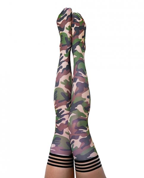 Kixies Alex Camouflage Thigh-high Size B