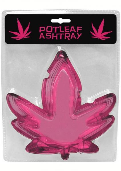 Pink Pot Leaf Ashtray