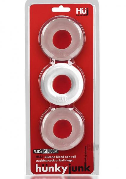 Huj3 3pk C-ring White Ice
