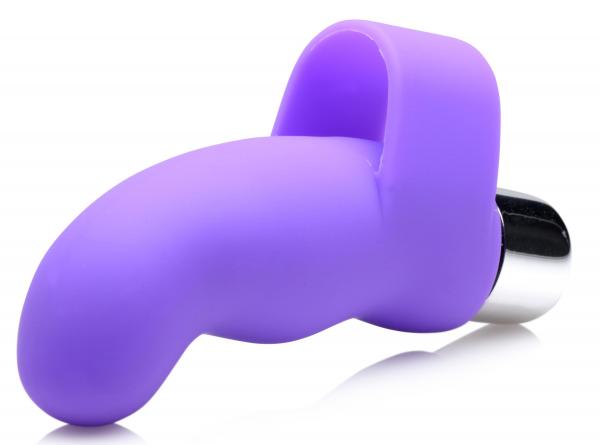 G-thrill Silicone Finger Vibe - Purple