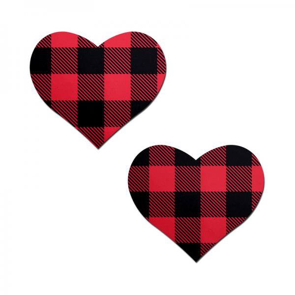 Pastease Premium Holiday Hearts - Plaid O/s
