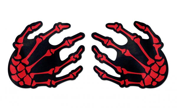 Pastease Skeleton Hands - Red O/s