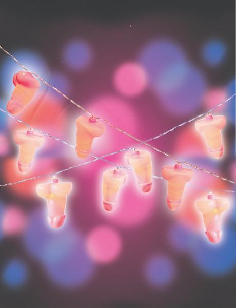 Glitterati Penis Party String Lights 14 Ft.