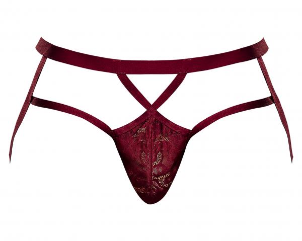 Lucifer Strappy Jock Burgundy L/xl