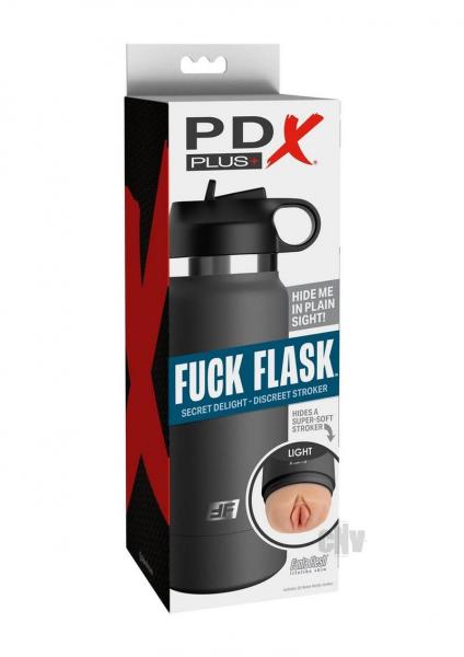Pdx Plus Fuck Flask Secret Delight Stroker - Light/grey