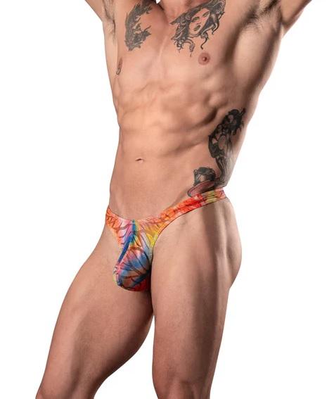 Male Power Your Lace Or Mine Bong Thong Multicolor L/xl