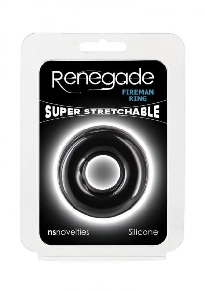 Renegade Fireman Ring Medium Black