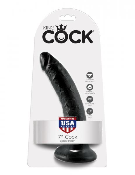 King Cock 7 Cock - Black