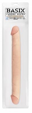 Basix Rubber Works 12 Inch Double Dong - Flesh