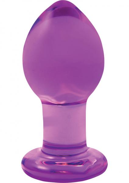 Crystal Butt Plug Medium - Purple