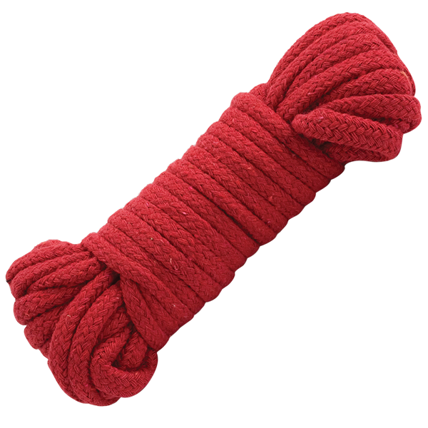 Japanese Style Bondage Cotton Rope - Red