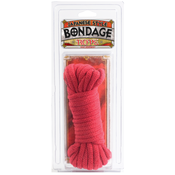 Japanese Style Bondage Cotton Rope - Red