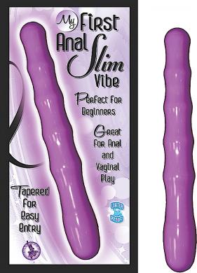 My 1st Anal Slim Vibe - Purple