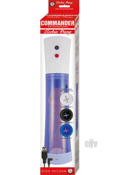 Commander Electric Pump - Blue