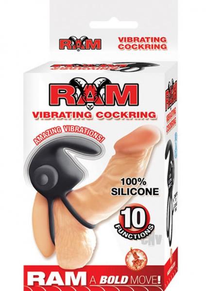 Ram Vibrating Cockring - Black