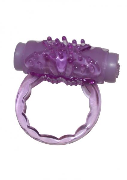 Humm Dinger Turbo Vibrating Cockring - Purple