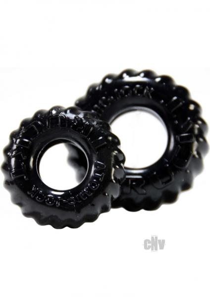 Oxballs TruckT Cock & Ball Ring - Black Pack of 2