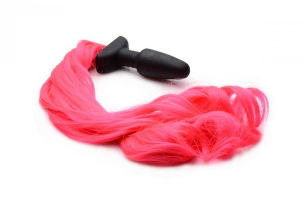 Tailz Pony Tail Anal Plug Hot Pink