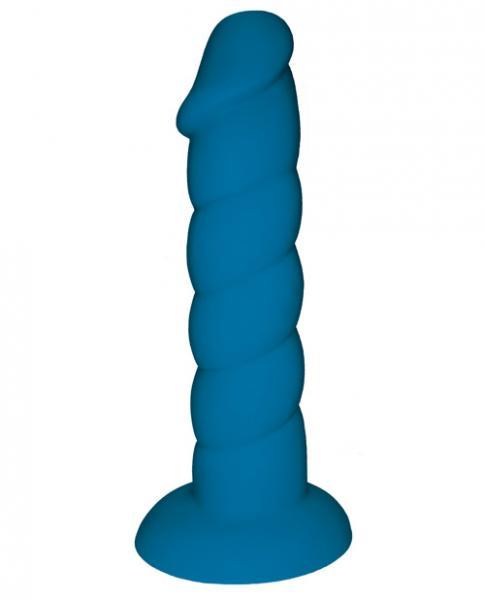 Rock Candy Suga Daddy 5.5 Silicone Dildo - Blue
