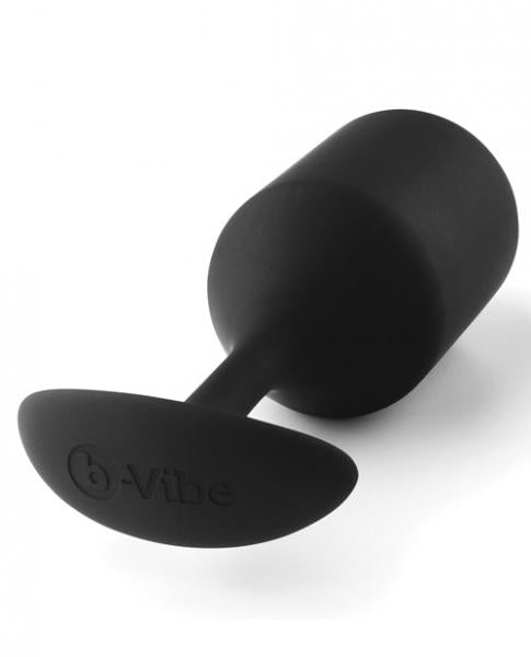 B-Vibe Snug Plug 4 Black 9oz Weight
