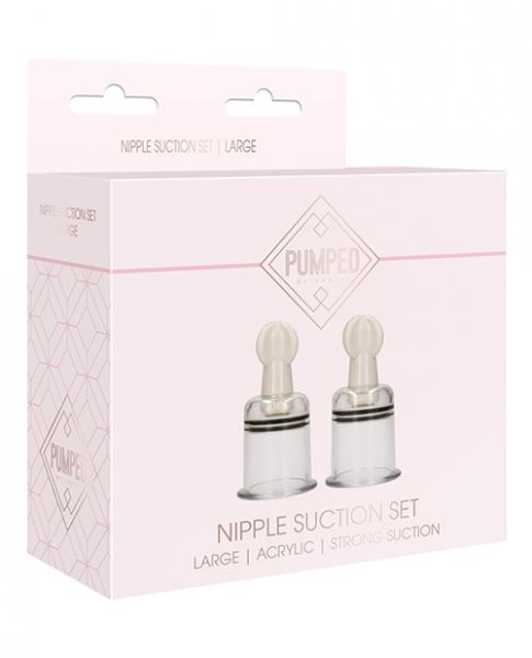 Pumped - Nipple Suction Sets Large - Rose