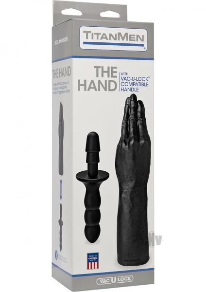 TitanMen Vac-U-Lock The Hand with Handle Black