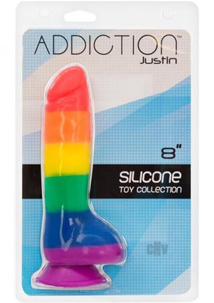 Addiction Justin 8 inches Rainbow Dildo