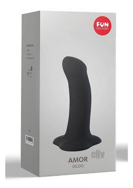 Fun Factory Amor 5.5 inches Silicone Dildo Black