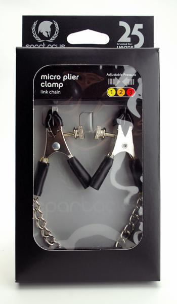 Spartacus Adjustable Nipple Clamps With Curved Chain