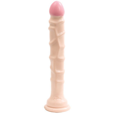 Raging Slimline Suction Cup 8 inches Dong Beige