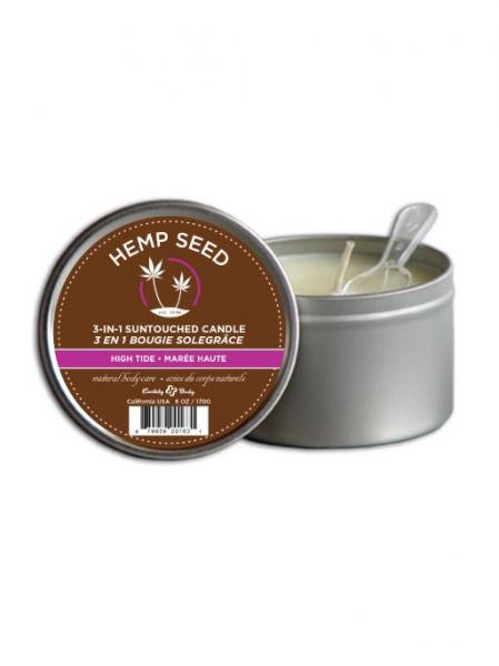 3 In 1 Round Massage Oil Candle High Tide 6oz