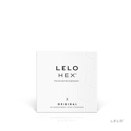 Lelo Hex Original Condoms 3-pack