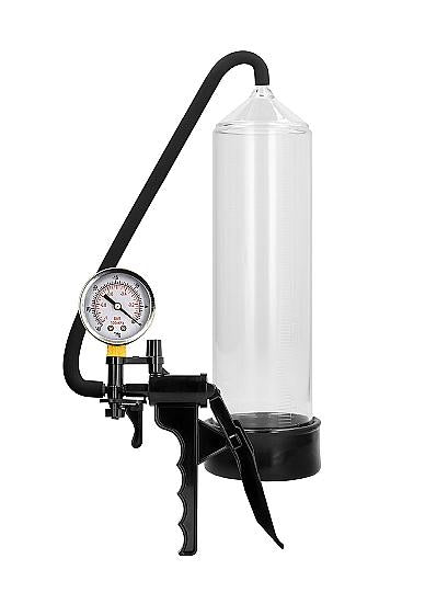 Pumped Elite Beginner Pump With Gauge Clear