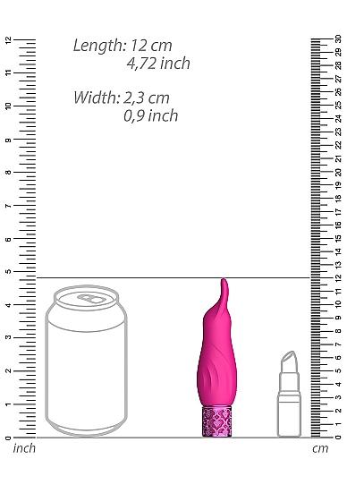Royal Gems - Sparkle - Silicone Rechargeable Bullet - Pink