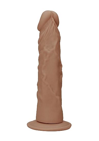 Real Rock Realistic Dildo - 8" - 20 Cm - Mocha