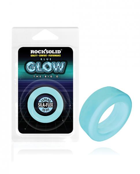 Rock Solid Sila-flex Glow-in-the-dark Big O C-ring Blue