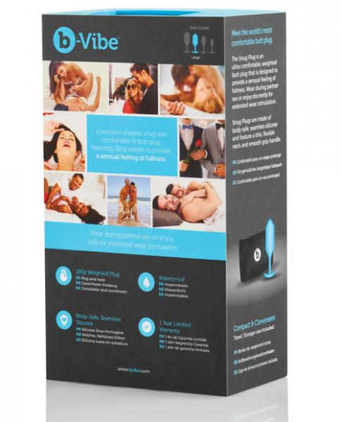 b-Vibe Weighted Snug Plug 3 - 180 g Teal