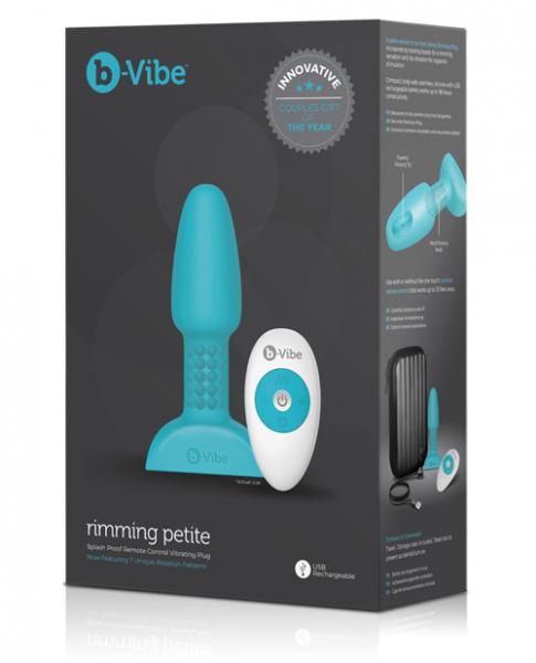 B-Vibe Rimming Petite Plug - Teal