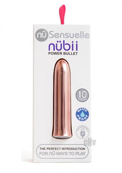 Nu Sensuelle Nubii 15 Function Bullet - Rose Gold