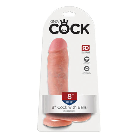 Kc 8 Cock W/balls Flesh