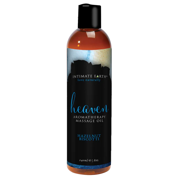 Intimate Earth Heaven Hazelnut Biscotti Massage Oil 8oz