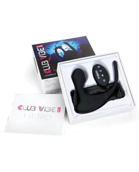 Ohmibod Club Vibe 3.OH Hero Anal Plug Black